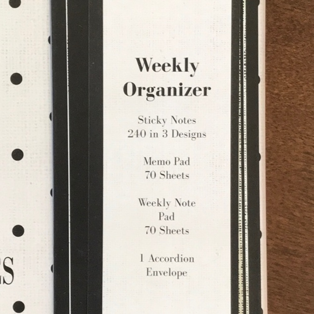 NWT Notebook and Weekly Organizer Set - Picture 3 of 7
